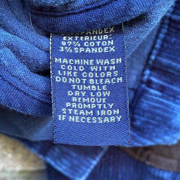 AMERICAN EAGLE OUTFITTERS Blue Corduroy Elbow Patch Shacket Blazer Size S - Picture 8 of 10